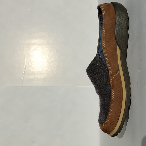 Chaco Quinn Wool Leather Slip On Mule Shoes - Picture 9 of 10